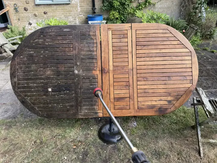 Pressure Washing Garden Furniture