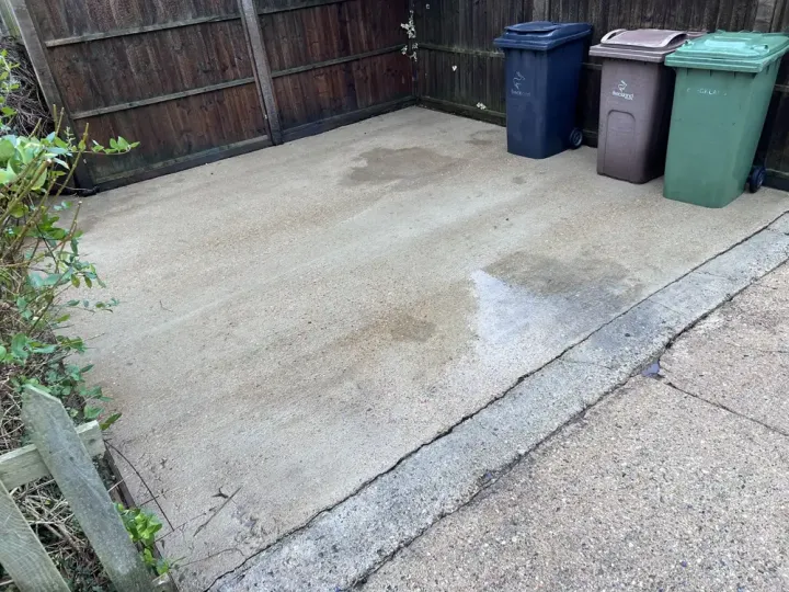 Pressure Washed Driveway