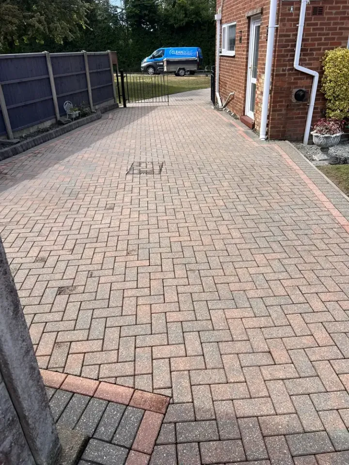 Brick Weave Pressure Washing
