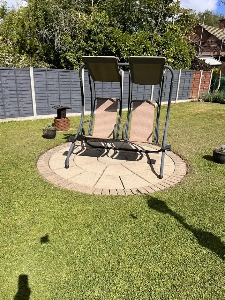 Pressure Washed Patio